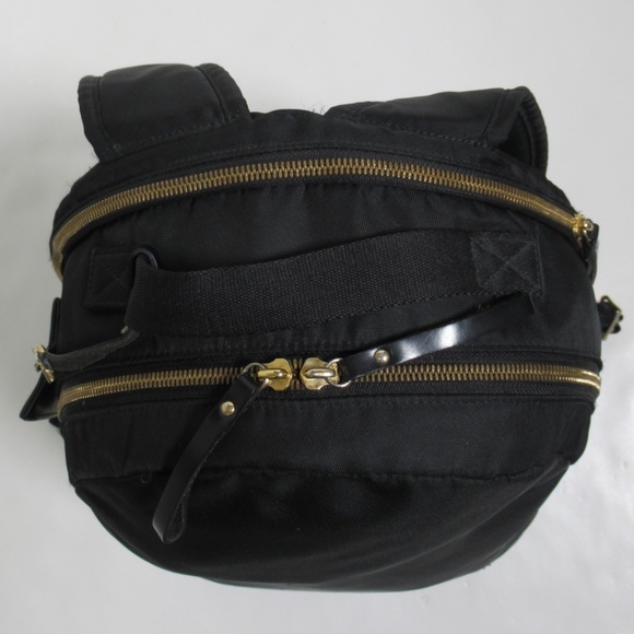 Porter Yoshida & Co. Girl Shea Day Backpack Black Gold Hardware One Size main image 4